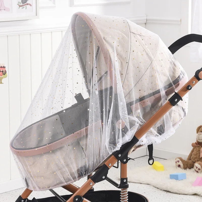 Universal Baby Cart Sunshade Pram Net Mosquito Net Protection Cover For Stroller Buggy 6