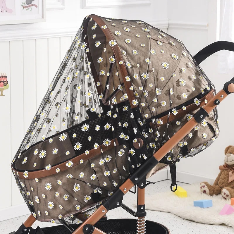 Universal Baby Cart Sunshade Pram Net Mosquito Net Protection Cover For Stroller Buggy 4
