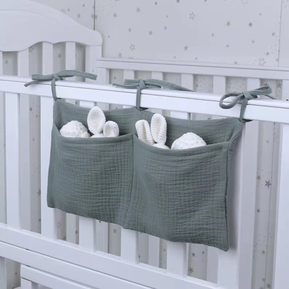 Multifunctional Newborn Bed Headboard Portable Baby Crib Storage Bag Diaper Bag For Kids Baby Items 1