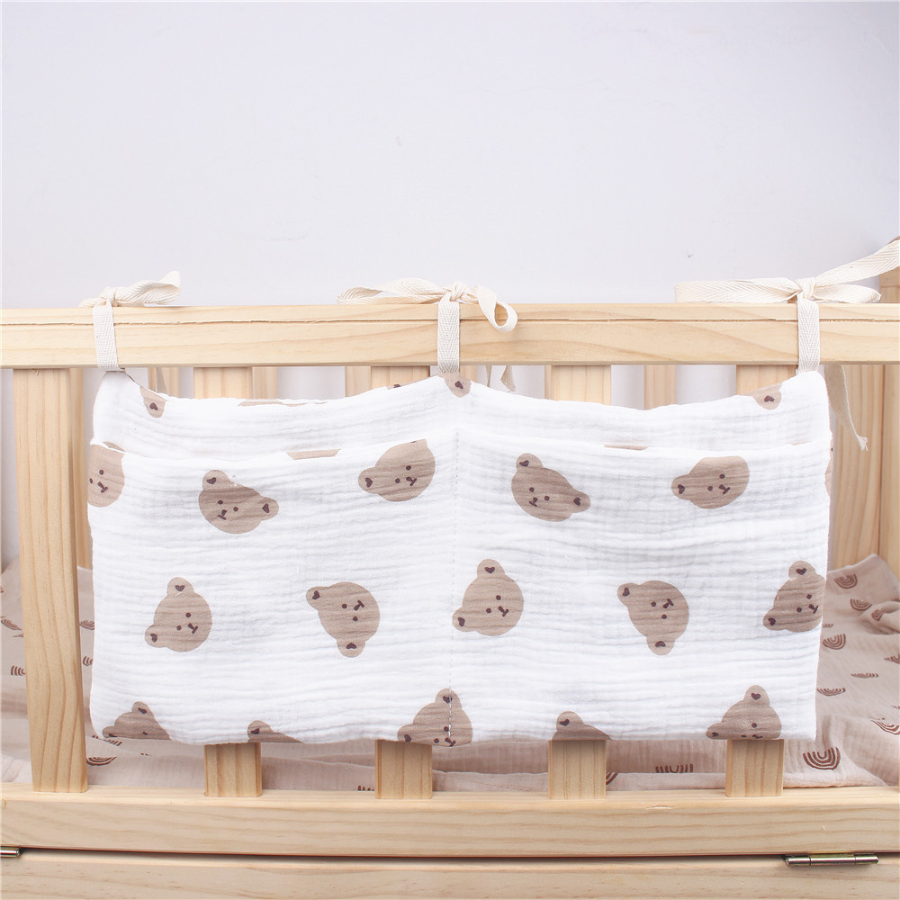 Multifunctional Newborn Bed Headboard Portable Baby Crib Storage Bag Diaper Bag For Kids Baby Items 7