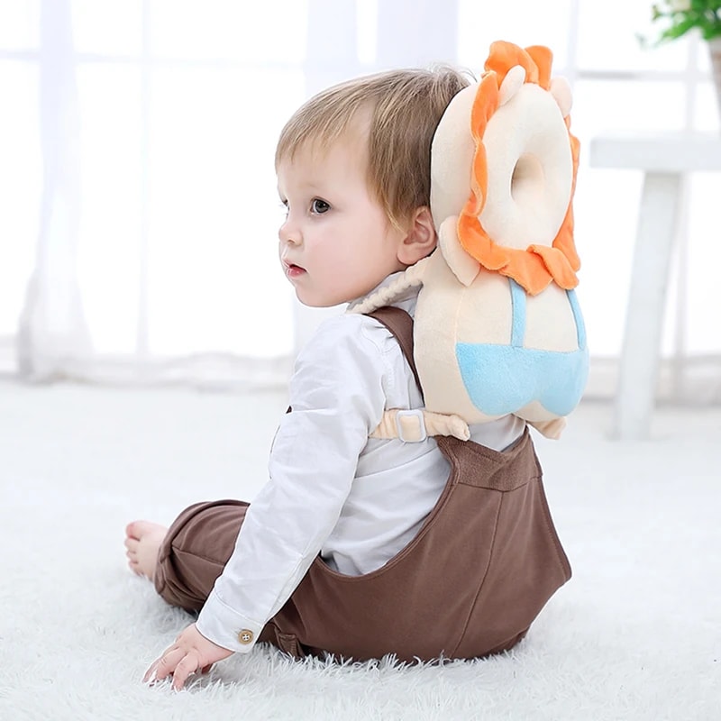 Baby Head Protector Cartoon Security Pillow Toddler Backpack Pillow Safety Pad Cushion 0