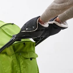 thick pram hand muff, warm baby stroller gloves, baby carriage pushchair gloves, fleece hand cover