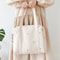 Korea Style Mummy Shoulder Bag Quilted Embroidery Diaper Bag Large Stroller Organizer For Newborn B 6