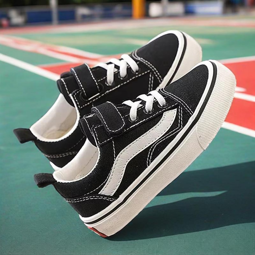 Fashionable Canvas Shoes For Kids Teen Boys And Girls Soft Sport Running Sneakers 1