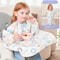 Waterproof Feeding Bib For Baby Boys Girls Infant MessFree Apron Smock Full Coverage Table Bib 4