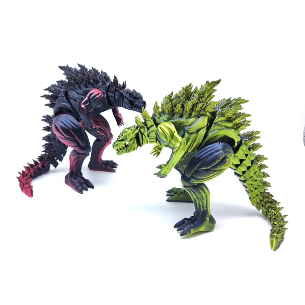 Movable 3D Printed Dinosaur Action Figure Rotatable Monster Toy Muscle Joint Model Kids Desktop Orn 2