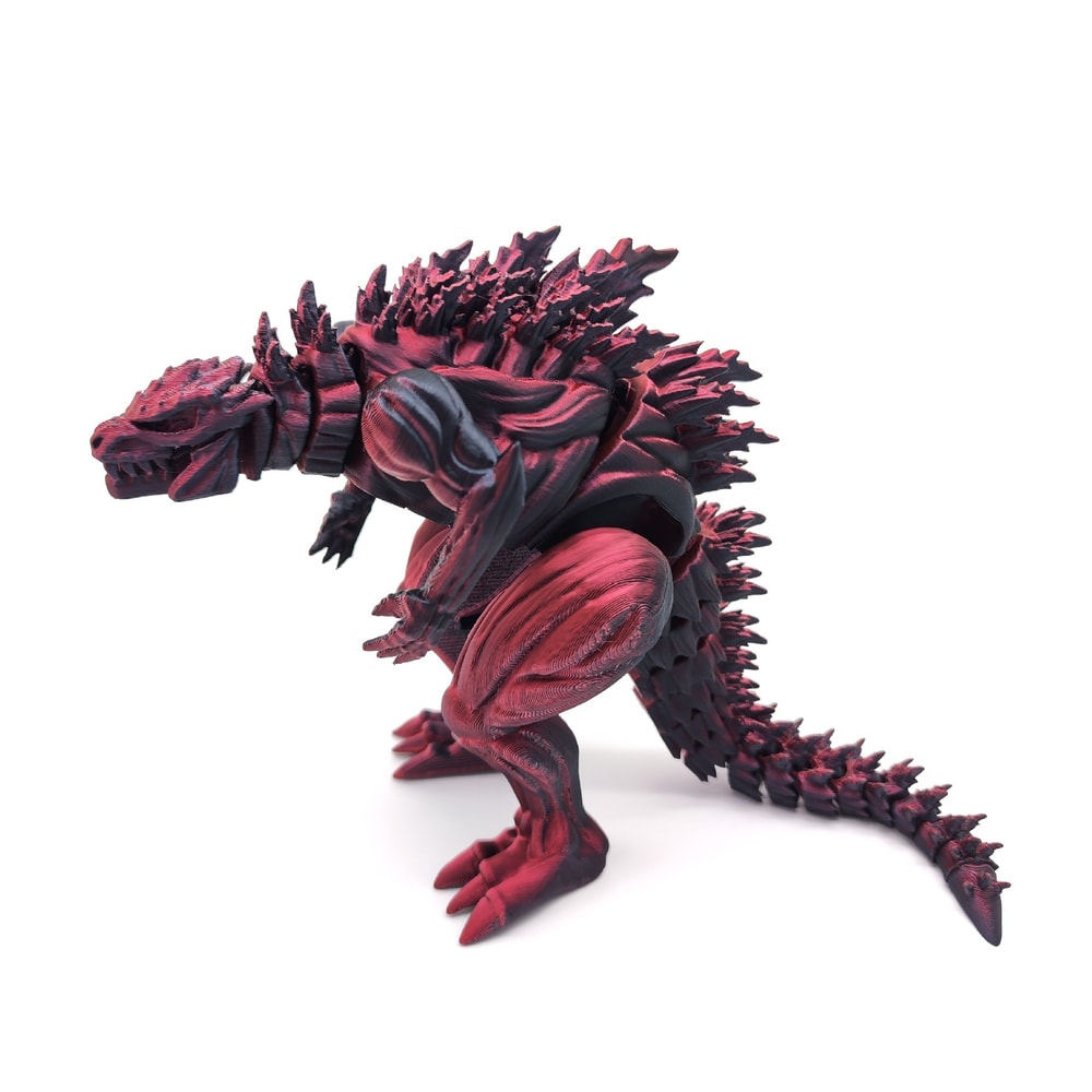 Movable 3D Printed Dinosaur Action Figure Rotatable Monster Toy Muscle Joint Model Kids Desktop Orn 7
