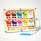 Educational Toys For Kids Montessori Magnetic Color Sorting Games Sensory Play Maze Board Pen Woode 5