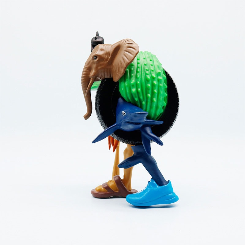 Fusion Edition Italian Brainrot Monster Figurine Toy Tung Sahur Ornament Tralalero Desktop Tralala 2