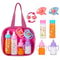 Baby Doll Feeding Set With Pacifier Milk And Juice Bottles Stroller Toy For Kids 1