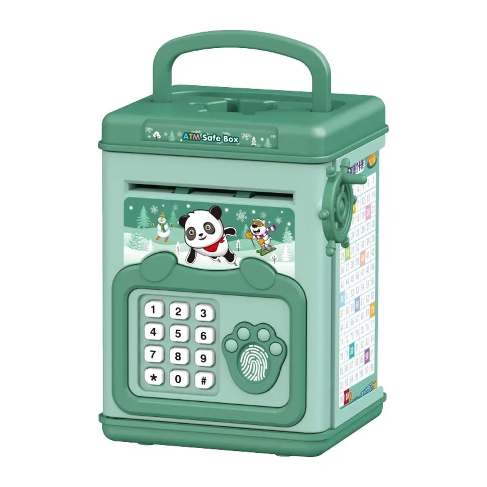Smart Fingerprint Piggy Bank Automatic Banking Childrens Gift Box 2