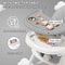 Easy To Clean Foldable Baby High Chair With ToyRack And Large Antislip Pad 6
