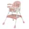 Easy To Clean Foldable Baby High Chair With ToyRack And Large Antislip Pad 1
