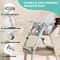 Portable Baby Feeding Seat Folding High Chair For Dining Toddler Booster Seat 3