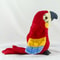 Stuffed Animal Talking Parrot Electronic Record Plush Toy Animated Macaw Bird Repeat What You Say S 8