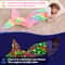 Super Soft Glow In The Dark Flannel Mermaid Tail Blanket Cartoon Rainbow Unicorn Design Perfect Gif 2