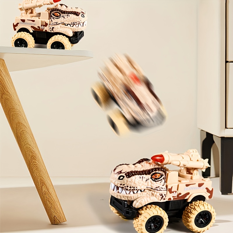 TRex Dinosaur Transport Truck Pull Back Car Toys With Dino Figures For Toddlers 1