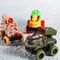 TRex Dinosaur Transport Truck Pull Back Car Toys With Dino Figures For Toddlers 0