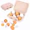 Kids Play Kitchen Toys Wooden Egg Pretend Play Food Set Baby Early Learning Cooking Toy Set 1