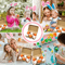 Kids Play Kitchen Toys Wooden Egg Pretend Play Food Set Baby Early Learning Cooking Toy Set 2