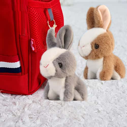 Lovely Animal Doll Plushie, Ultrasoft Bunny Rabbit Toy for Girls and Babies
