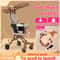 Lightweight Baby Stroller For Toddler Oneclick Folding Twoways Cart With Swivel Front Wheel And Can 1