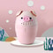 Cute Cartoon Baby Shampoo Shark Cup Bailer Childrens Shampoo Cup Easy Pour Rinse Cup For Toddlers B 8