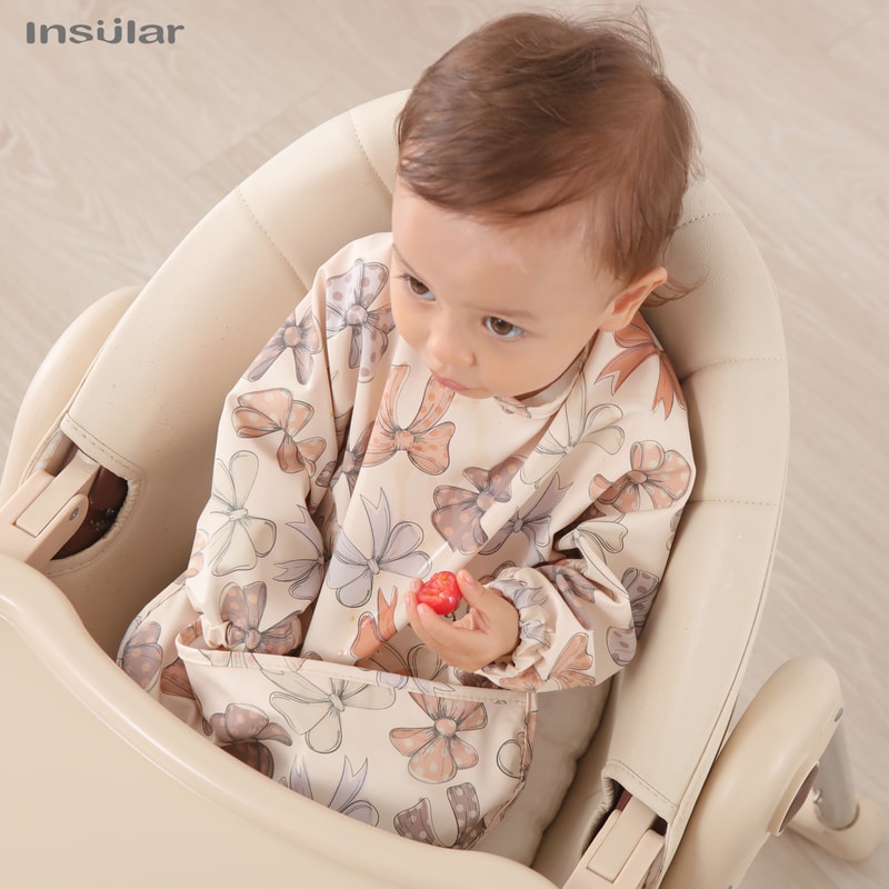 Waterproof Long Sleeve Bibs Aprons New Baby Bib With Pocket For Feeding Accessories Bibs For Childr 4