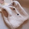 Girls Boys Plush Vest Autumn Winter Baby Lamb Wool Plus Velvet Waistcoat V Neck Child Warm Coat 8