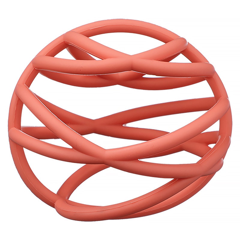 BPA Free Baby Teething Chew Baby Silicone Rodent Toy Ball DIY Teething Necklace Toys Soft Chew Bead 8