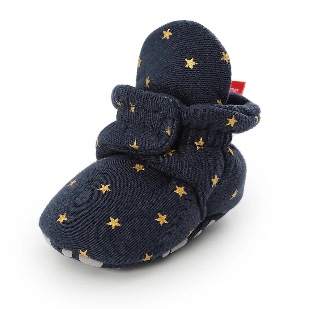 Toddler First Walkers Meckior Baby Shoes Cotton Soft Comfort Antislip Star Booties Warm Baby Boy Gi 8