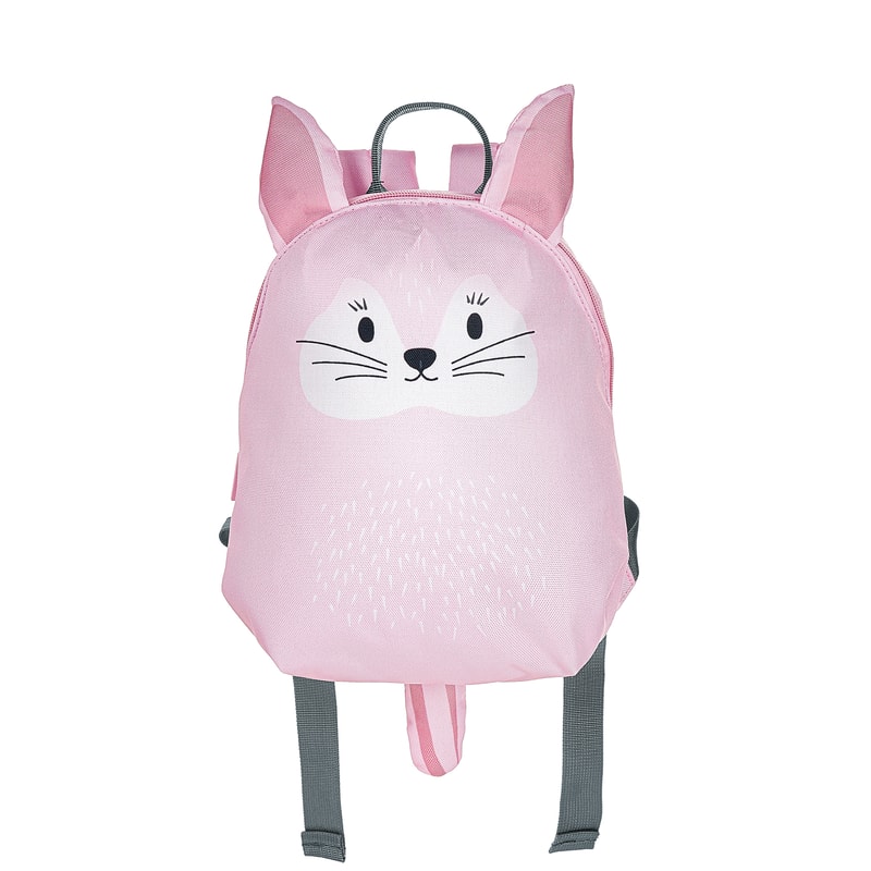 Small Animal Kids Backpack Cartoon Parentchild Canvas Kindergarten Bag 9
