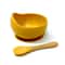 Spillproof Silicone Feeding Bowl Baby Tableware Food Grade Silicone Childrens Dinner Spoon 4