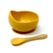 Spillproof Silicone Feeding Bowl Baby Tableware Food Grade Silicone Childrens Dinner Spoon 4