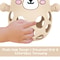 Kids Baby Teether Gloves Colorful Cartoon Bear Shape Hollow Glove Toy For Newborn Great Gift 4
