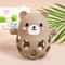 Kids Baby Teether Gloves Colorful Cartoon Bear Shape Hollow Glove Toy For Newborn Great Gift 7