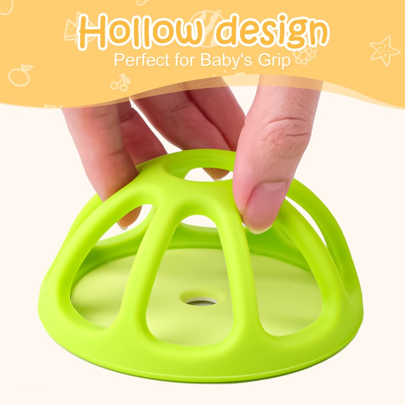 Kids Sensory Teether Silicone Fruit Shape Teething Toy Gum Pain Relief 1