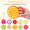 Kids Sensory Teether Silicone Fruit Shape Teething Toy Gum Pain Relief 3