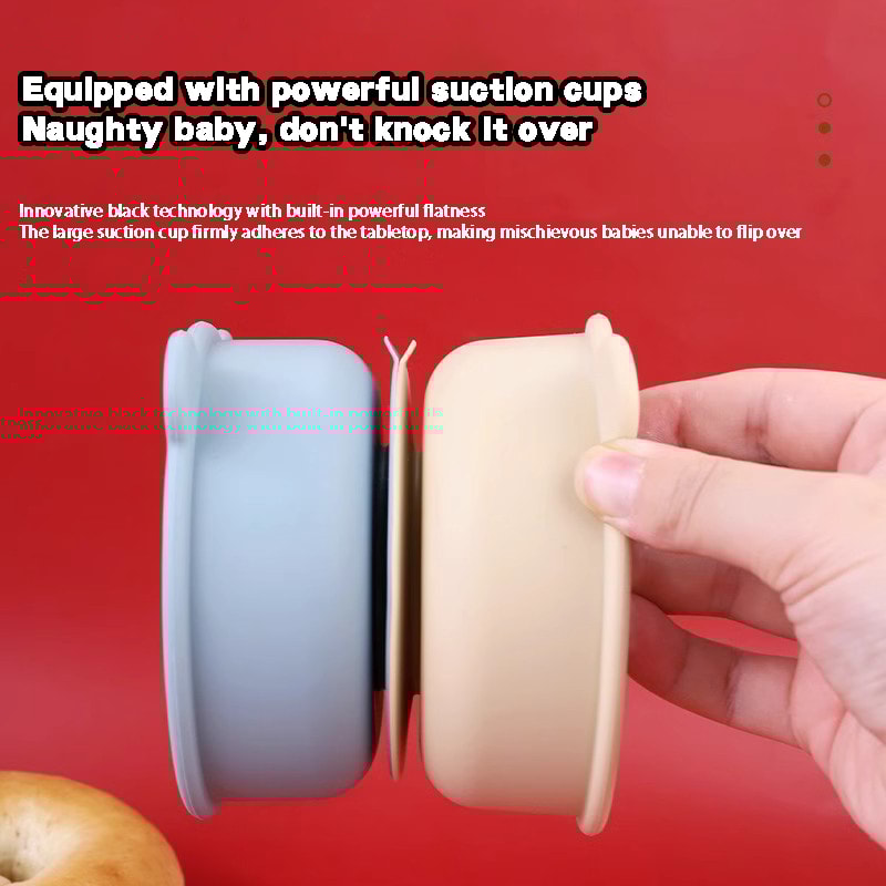 Silicone Children Learning To Eat Rice Bowl Baby Silicone Complementary Food Bowl Baby Snail Suctio 4