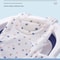 Newborn Adjustable Baby Bath Cushion Crossshaped Antislip Baby Bath Mat Bathtub Shower Cradle Bed S 3