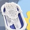 Newborn Adjustable Baby Bath Cushion Crossshaped Antislip Baby Bath Mat Bathtub Shower Cradle Bed S 0