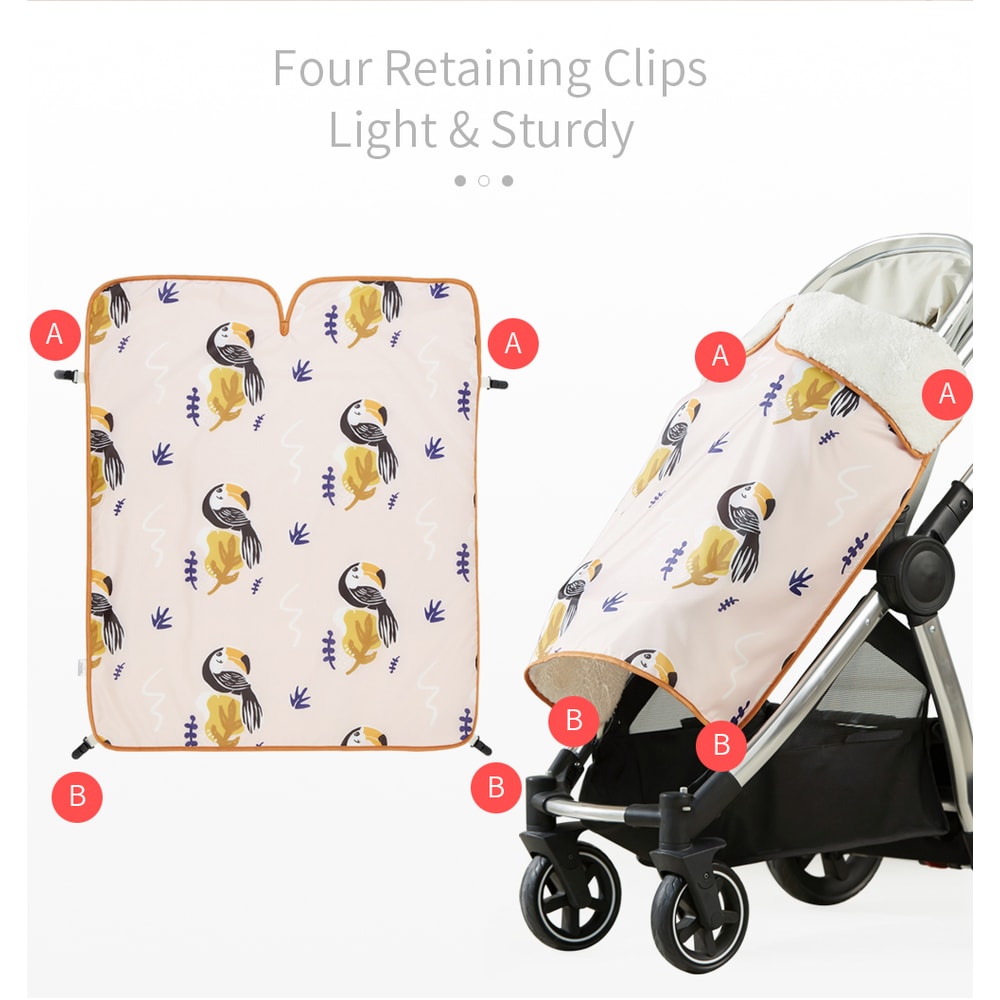 Warm Stroller Sleeping Bags Waterproof Pushchair Quilt Windproof Flannel Swaddle Knit Wraps For Bab 1