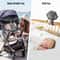 Stroller Accessories Baby Newborn Items USB Charging Fan Mini Fan With Light 4