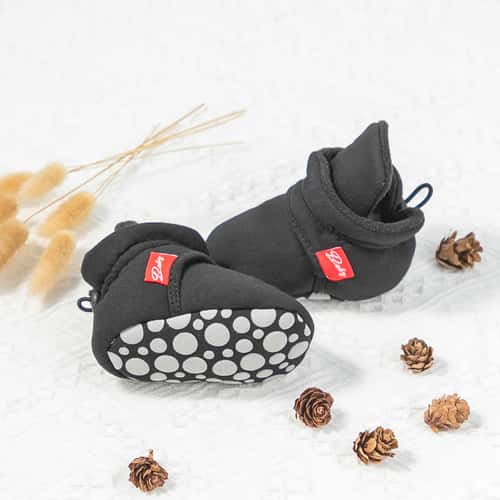 Soft Winter Baby Socks Booties First Walkers Anti-slip Indoor Warm Newborn Shoes