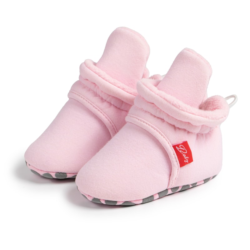 Soft Winter Baby Socks Booties First Walkers Antislip Indoor Warm Newborn Shoes 7