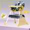 Convertible Baby High Chair Foldable Design With Double Layer Dinner Plate And Toy Rack 2
