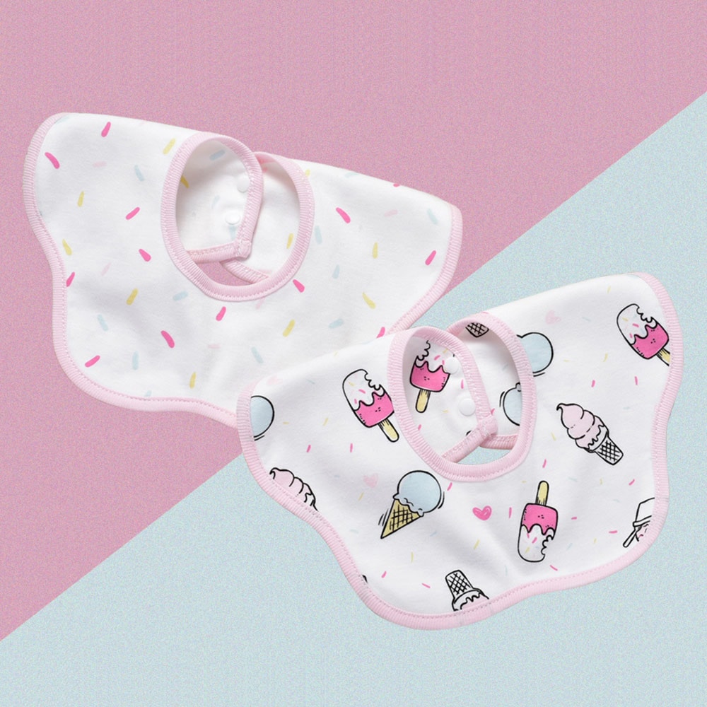 Muslin Baby Bibs Soft Bandana Burp Cloth Newborn Infant Saliva Towel 6