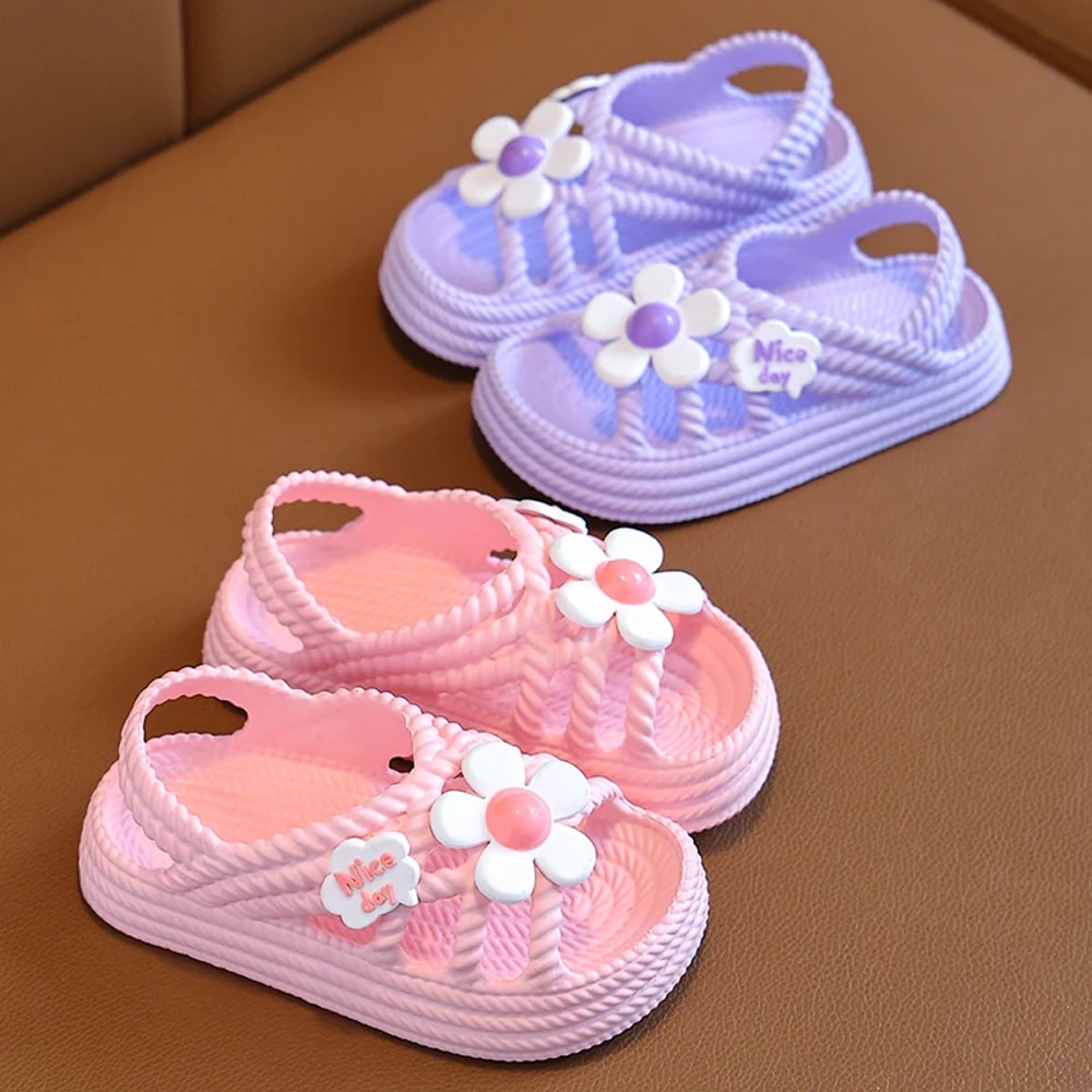 Soft Soled Baby Sandals Antislip Summer Beach Slippers For Kids 4
