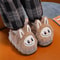 Cute Winter Children's Slippers, Plush Faux Fur Anti Slip Shoes for Boys and Girls, Warm Home Slippers
