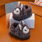 Cute Winter Children's Slippers, Plush Faux Fur Anti Slip Shoes for Boys and Girls, Warm Home Slippers